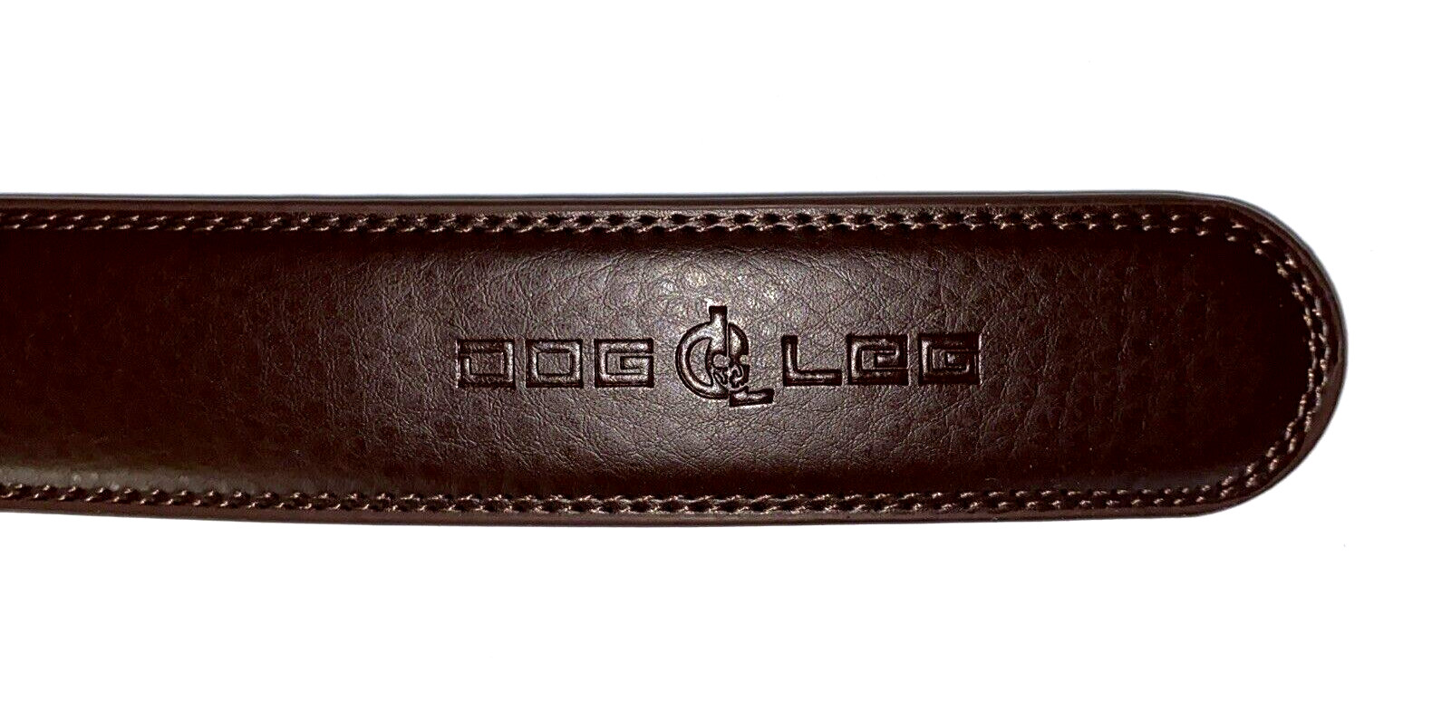 Golf Belt Buckle & Brown Leather Belt Removable Magnetic Ball Marker Rachet