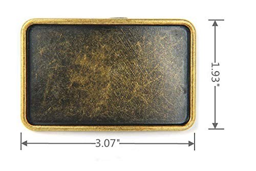 Rectangular Metal Belt Buckle, Vintage Style, Celtic Knot, Men&rsquo;s, Zin…