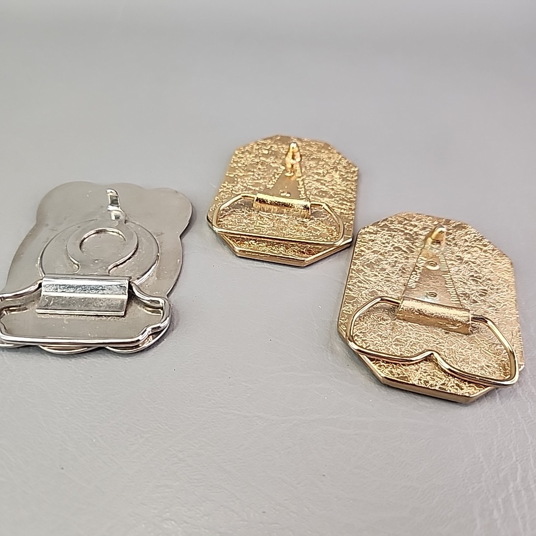 Illinois Bell Belt Buckle Lot of 3 Service Awards Attendance Safe Driver Tony