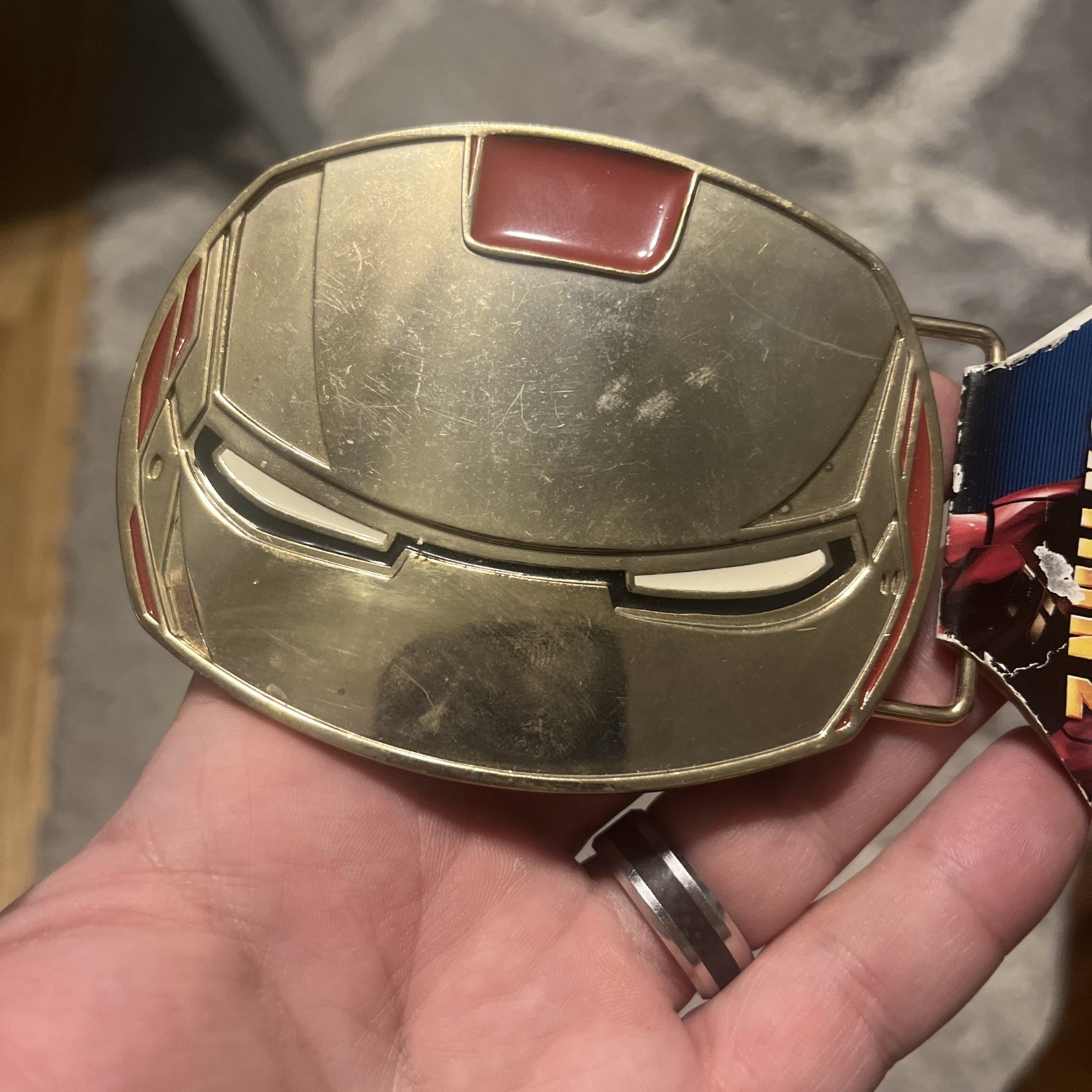 IRON MAN Full metal cosplay or just wear – 2010 Marvel Comics Belt Buckle