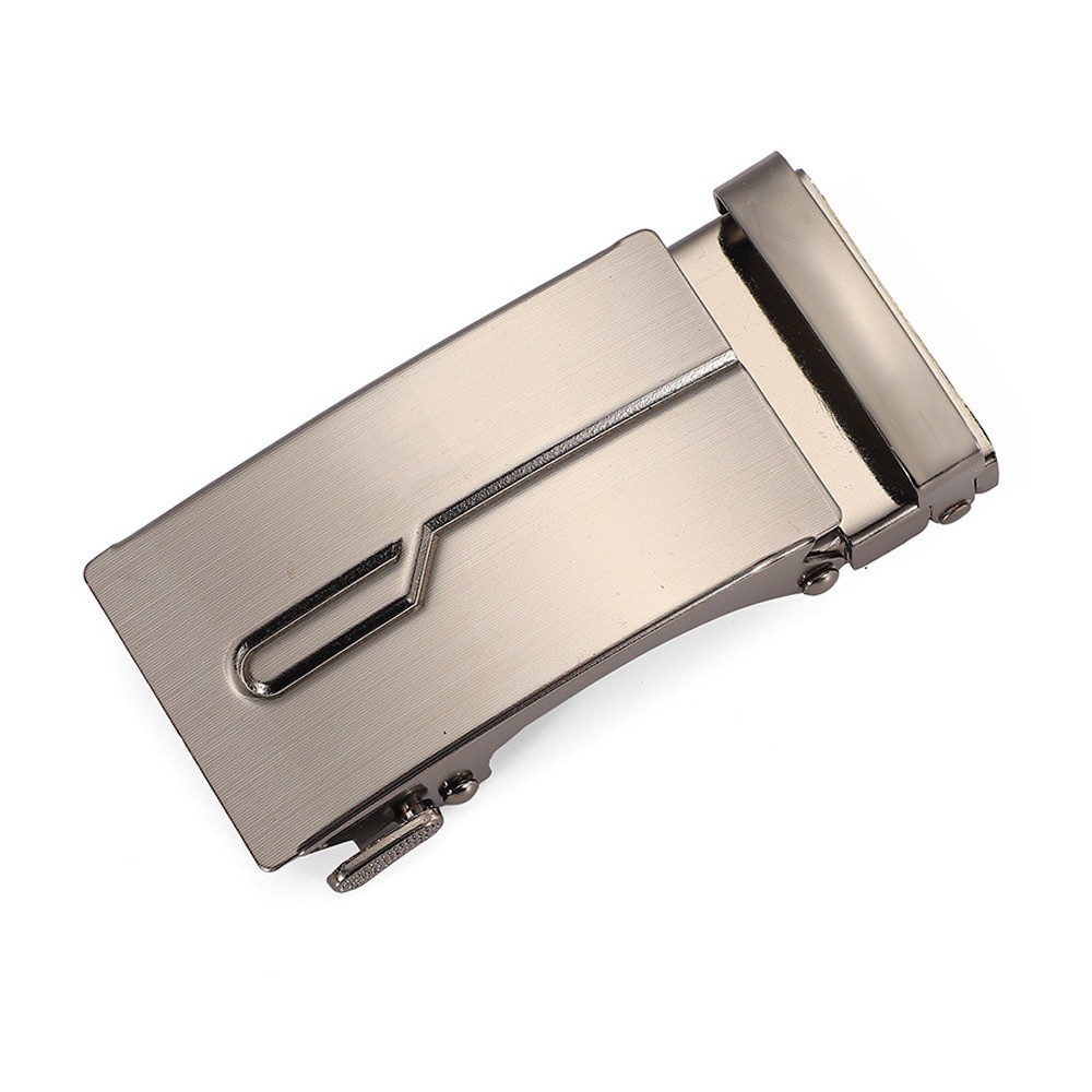 Classic Men’s Automatic Slide Buckle Rectangle Ratchet Belt Buckle Replacement