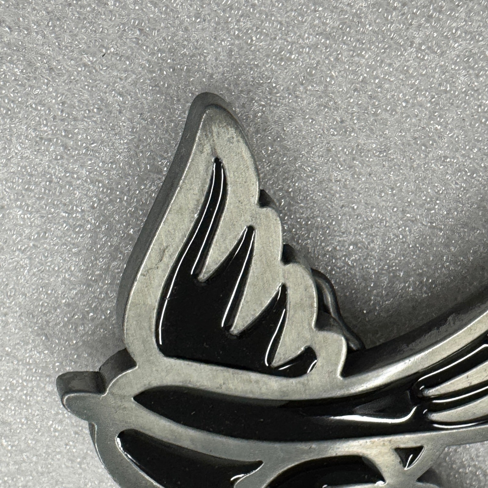 Black Bird Belt Buckle Swallow Flying Wings Metal Western Cowboy Biker