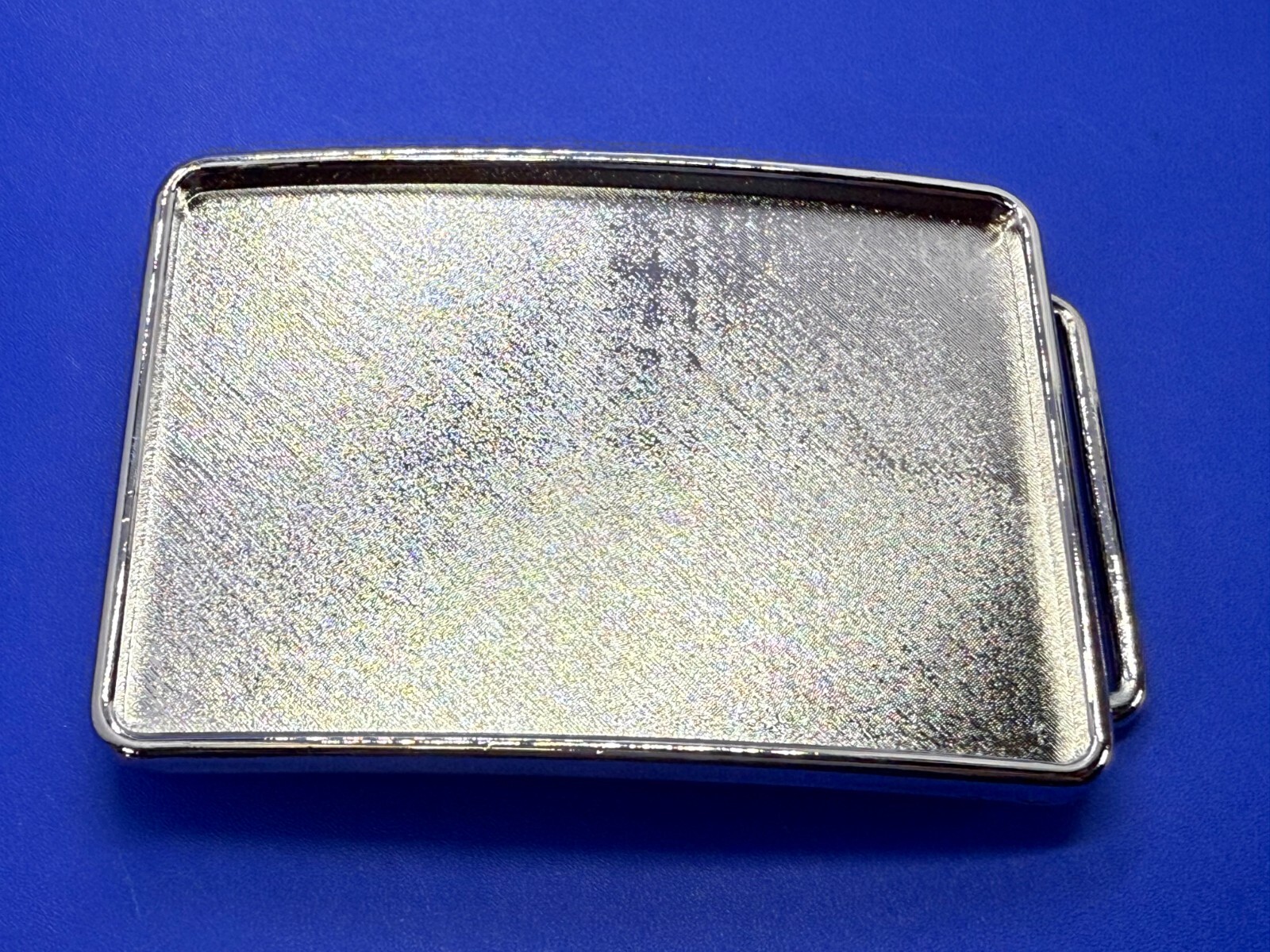 Rectangular Silver Color Craft Project Belt Buckle Make your own DIY Design!