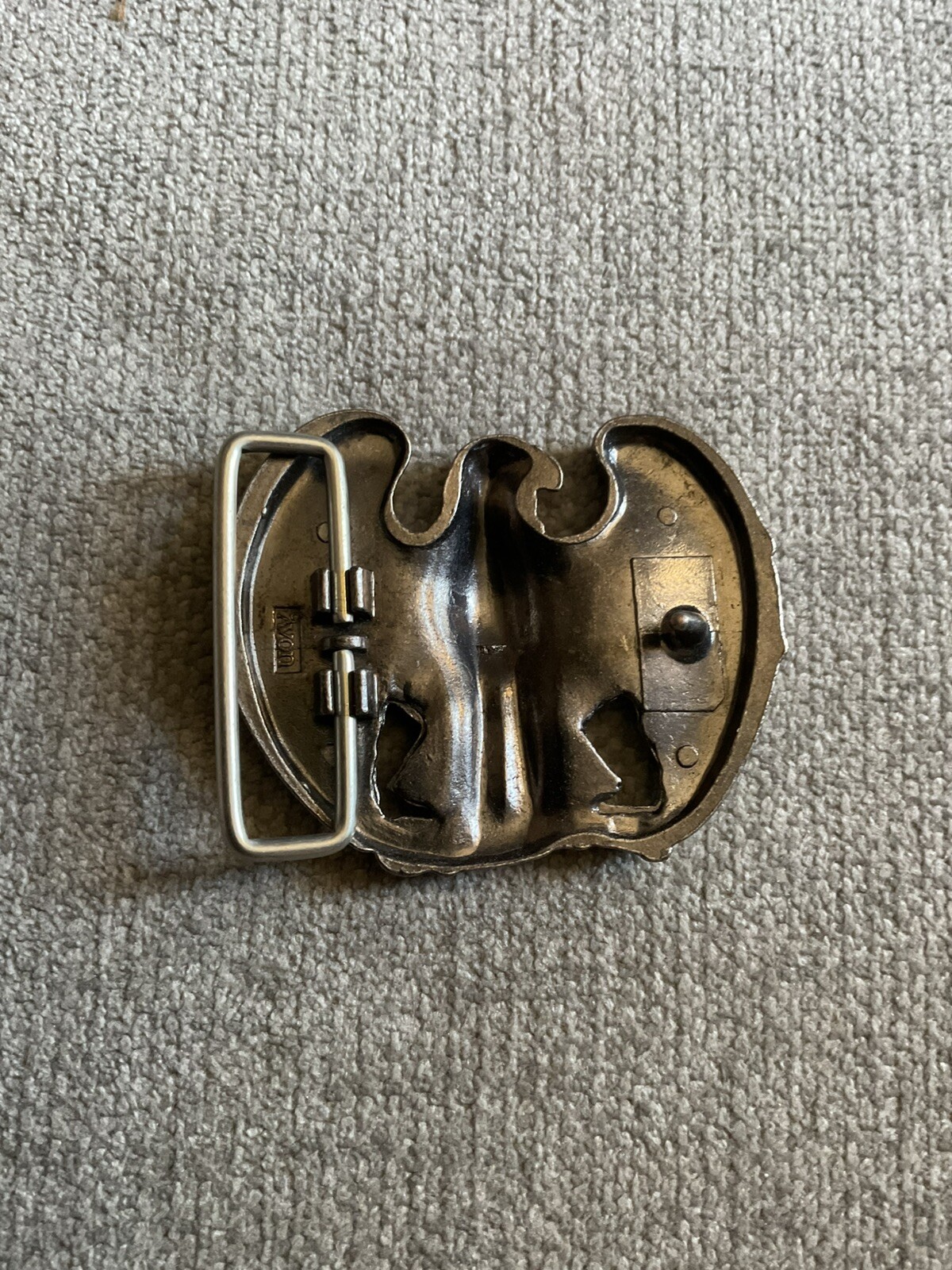 Perched Eagle Belt Buckle Vintage 1980s AVON Patriotic Western See Pics