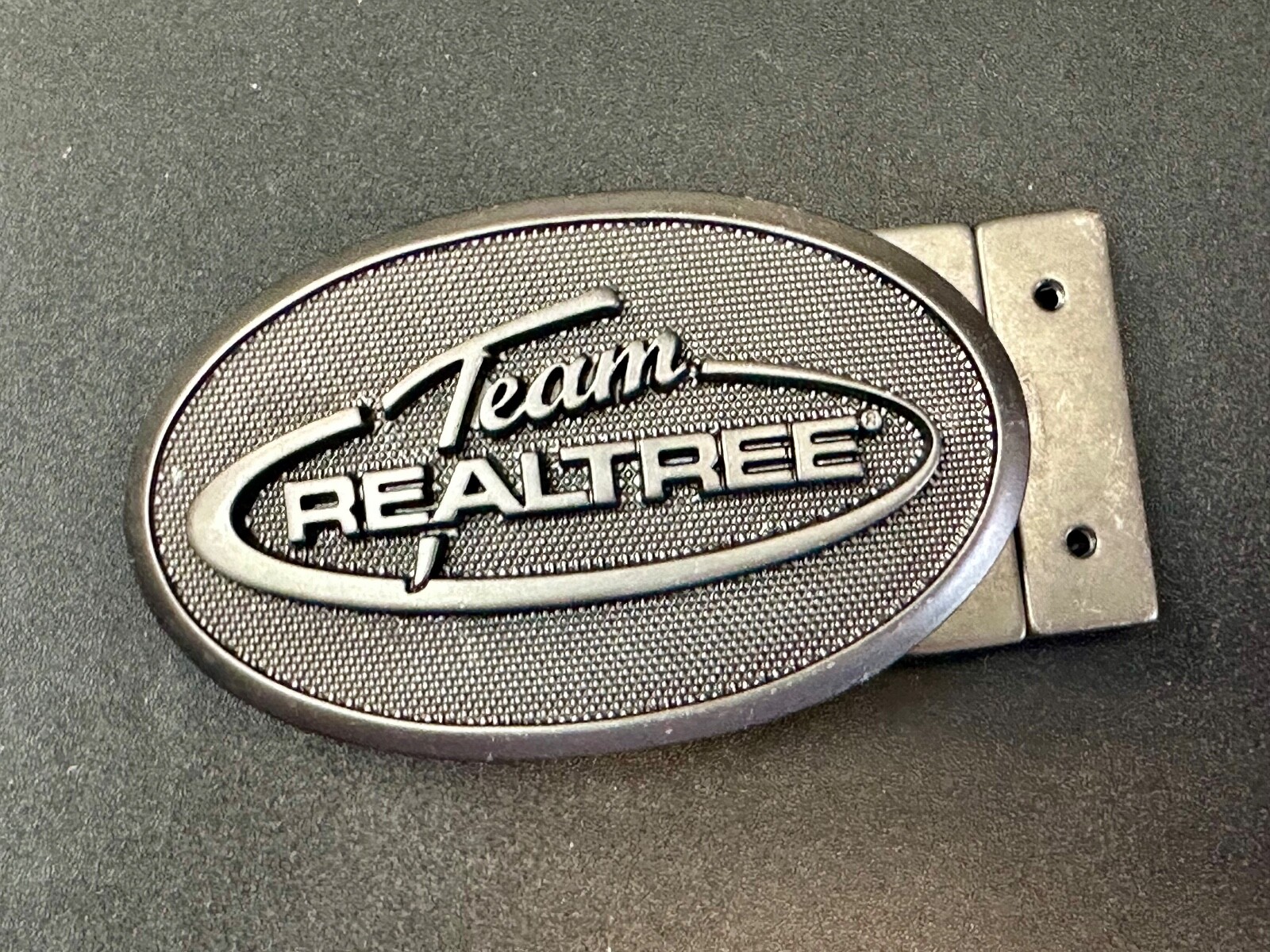 Team Realtree Hunting Accesories Duck Dynasty Advertisement Belt Buckle