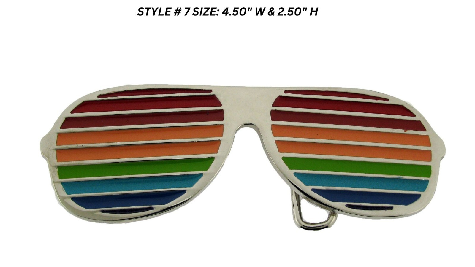 LGBTQ ONE LOVE RAINBOW MULTICOLORED FLAG BELT BUCKLES NEW COSTUME HALLOWEEN GIFT