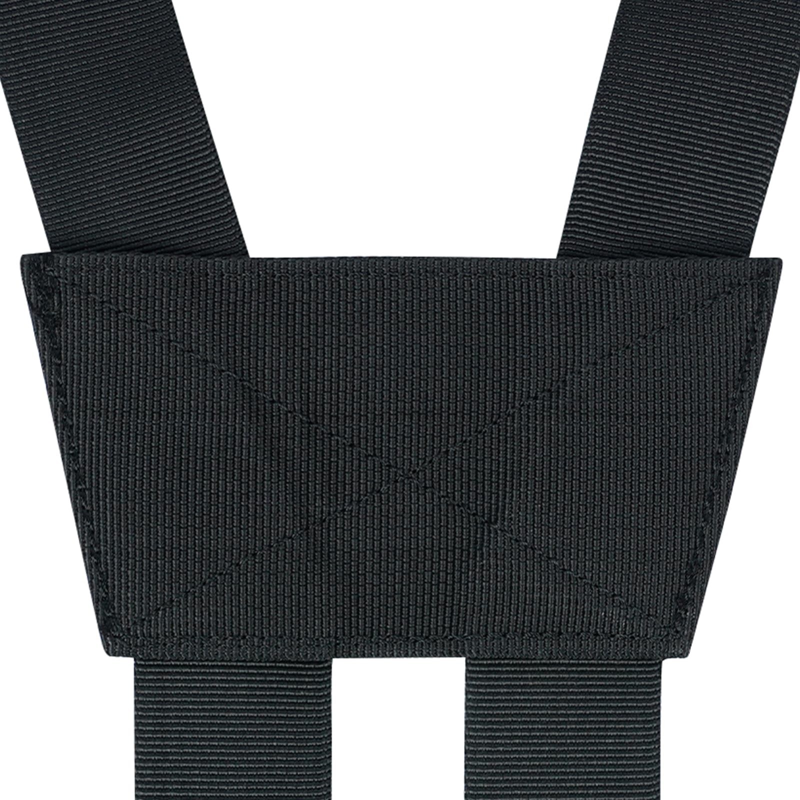 KUNN Tactical Suspenders Police Duty Belt Harness for Men,1.5 Black, Black