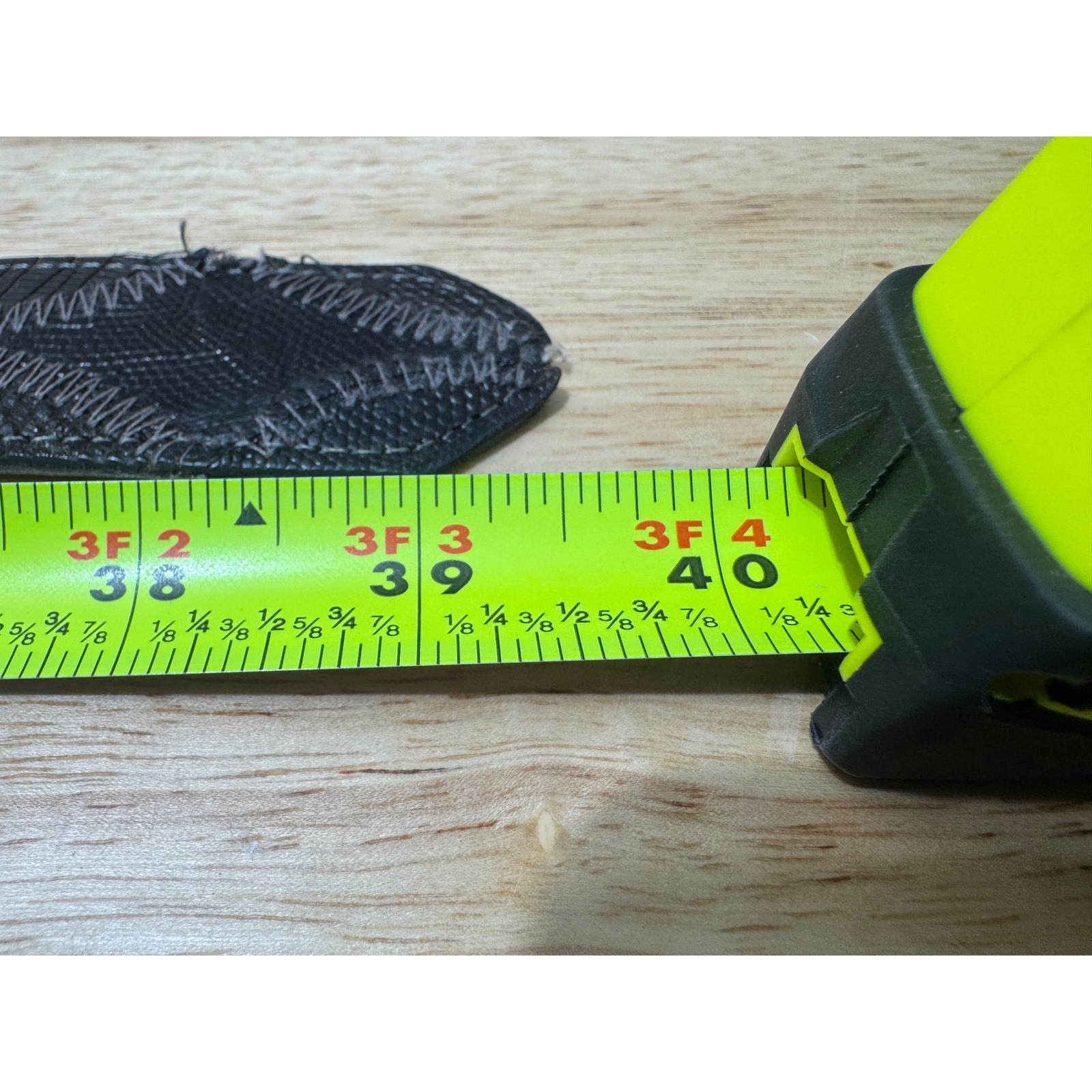 Justin Genuine Lizard Made in USA Belt Size 36 No Buckle