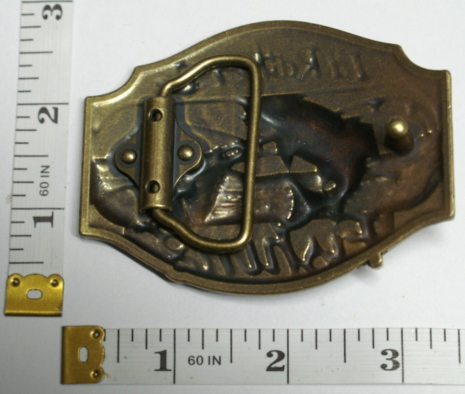I&rsquo;d Rather Be Fishing Belt Buckle Fisherman Fish Fishing Pole Rod SN997