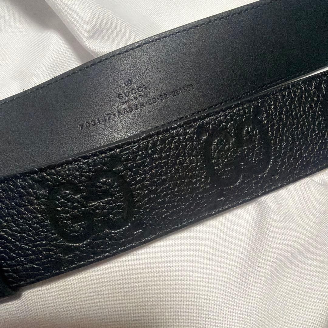 GUCCI Pre-Owned Joe Wide Leather Belt