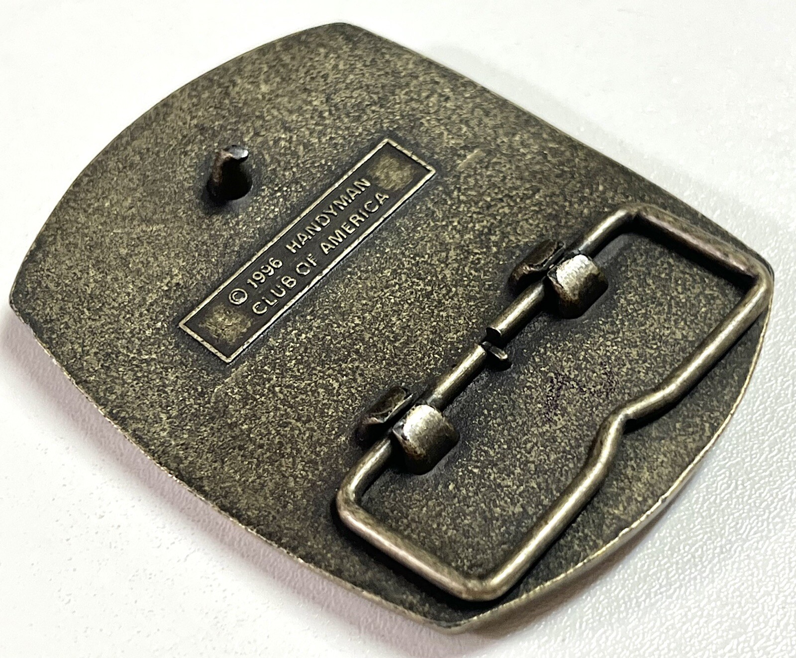 Vintage 1996 Handyman Club of America Life Member Belt Buckle
