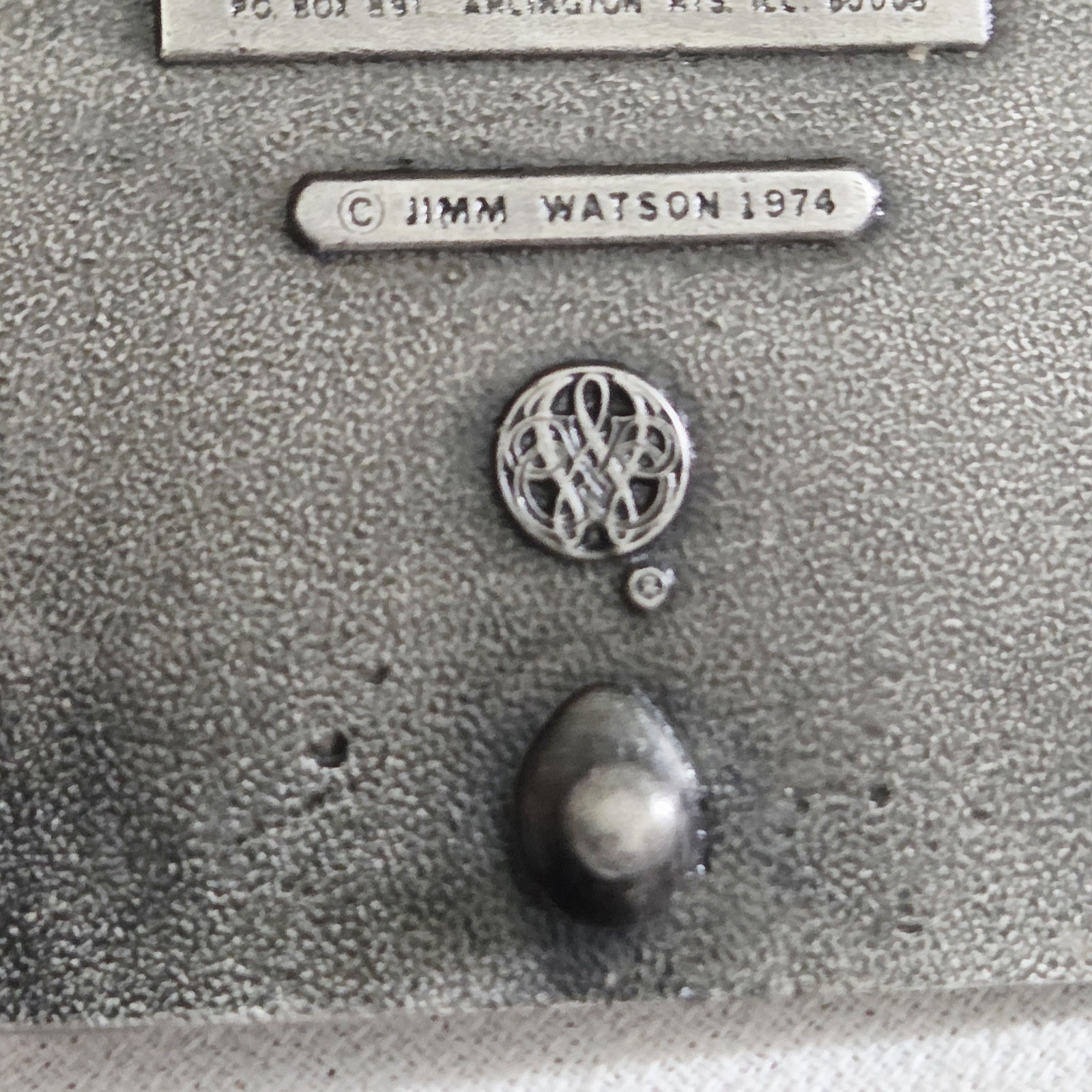 Belt Buckle – Legendary Buckles Jimm Watson 1974 Statler Brothers (some wear)