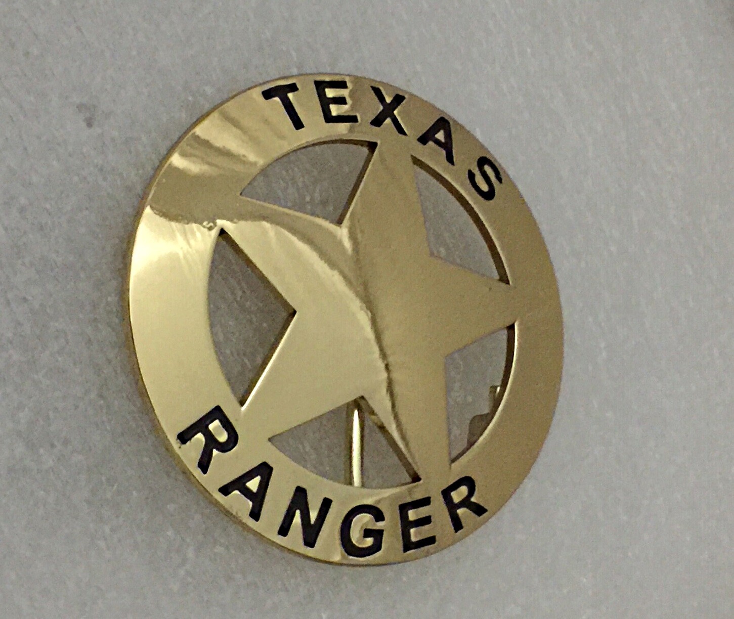 Texas Ranger Badge Belt Buckle (Seconds)