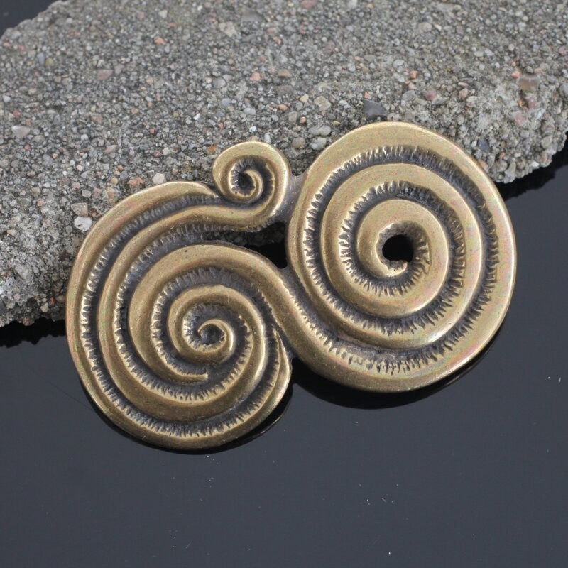 Belt buckle with spiral pattern belt buckle buckle 4 cm removable belt buckle