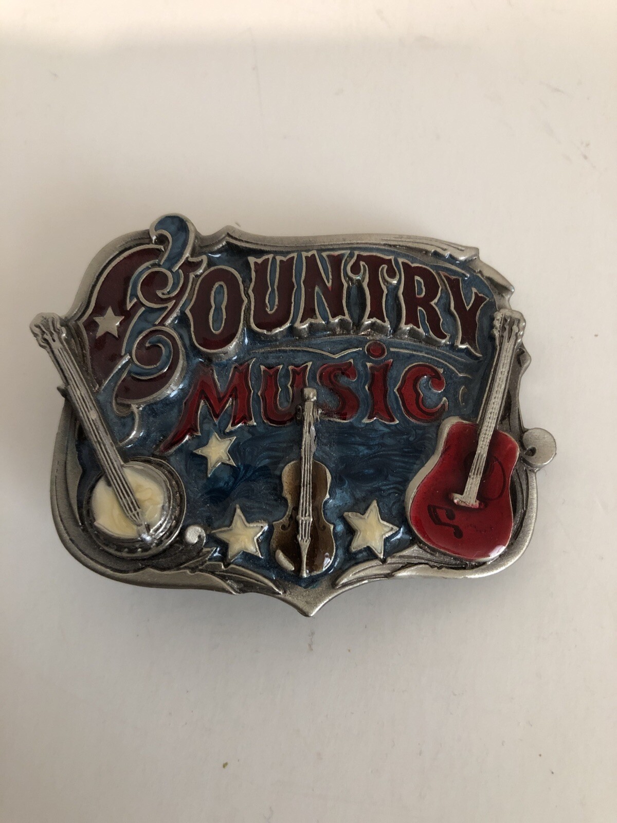 Country Music Nashville Guitar Banjo The Great American Buckle Co. Belt USA