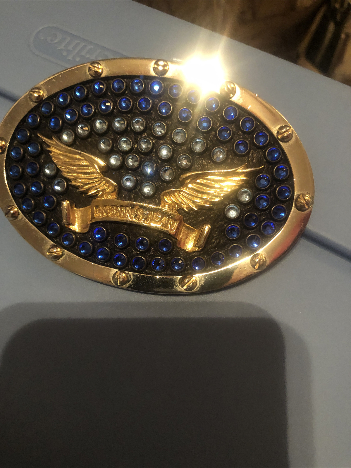 Robins jeans belt buckle
