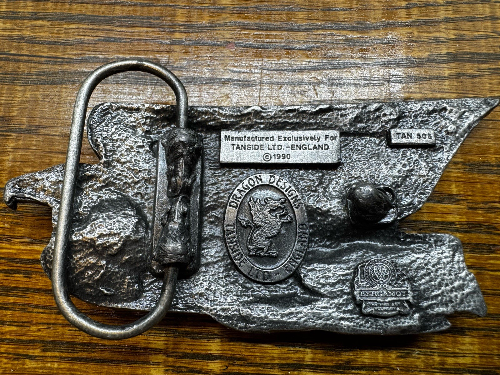 2-Biker Belt Buckles, Grim Reaper Memento Mori Death And American Steel