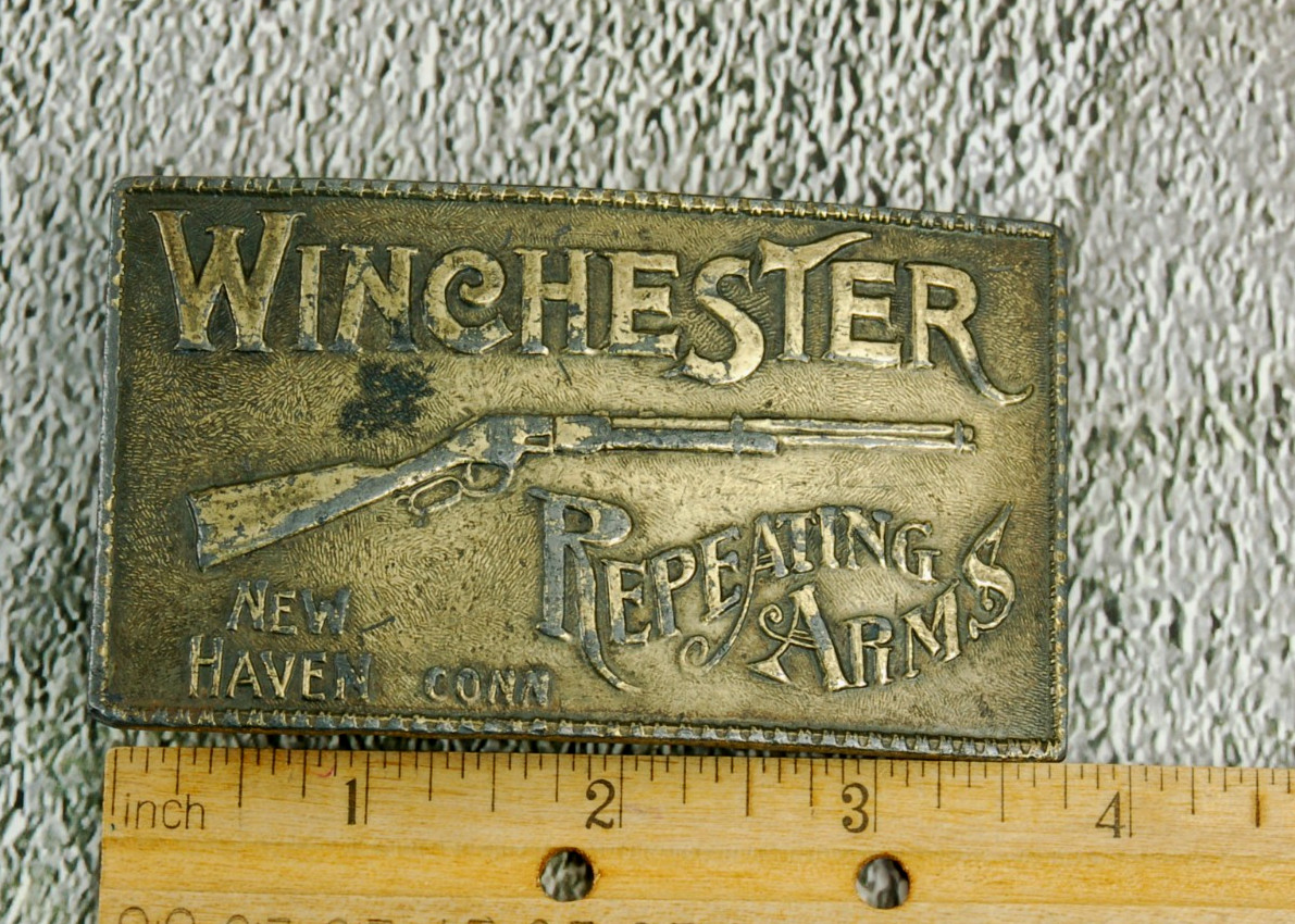 Winchester New Haven Repeating Arms belt buckle western