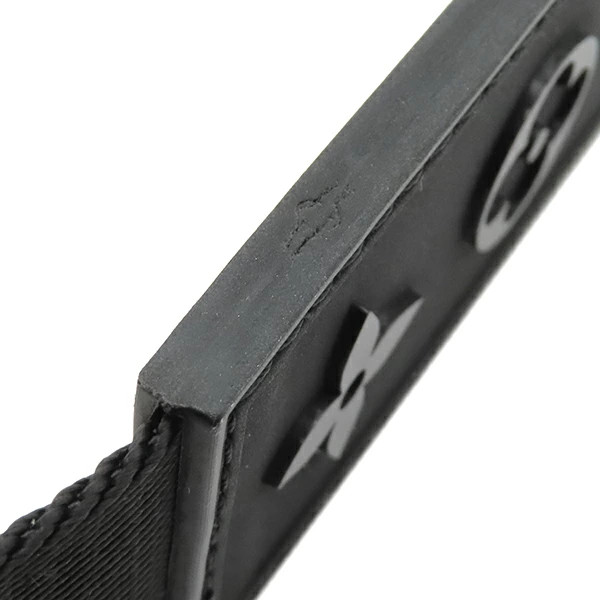 LOUIS VUITTON Belt Suntulle Skater Cotton Black Matte Black Hardware