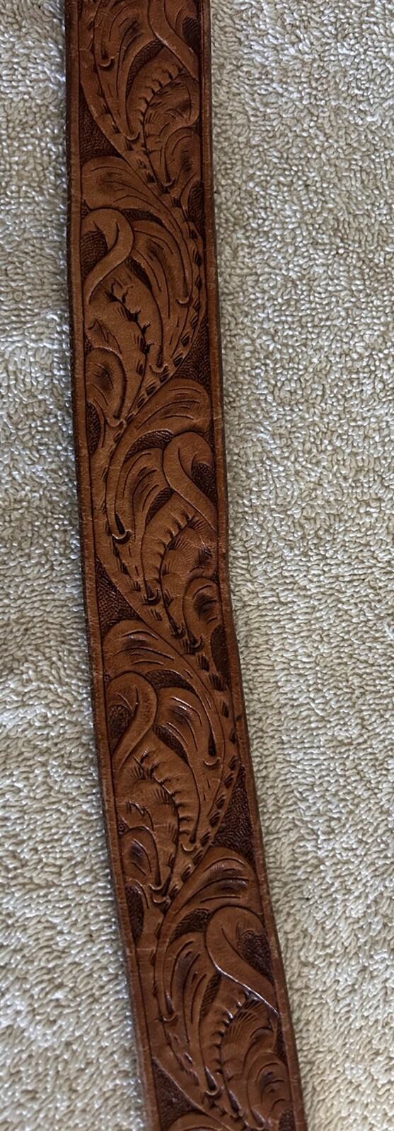 Western Vintage Men&rsquo;s Belt Buckle Custom Personalized Monogrammed Leather Belt