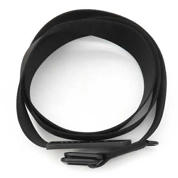 LOUIS VUITTON Belt Suntulle Skater Cotton Black Matte Black Hardware