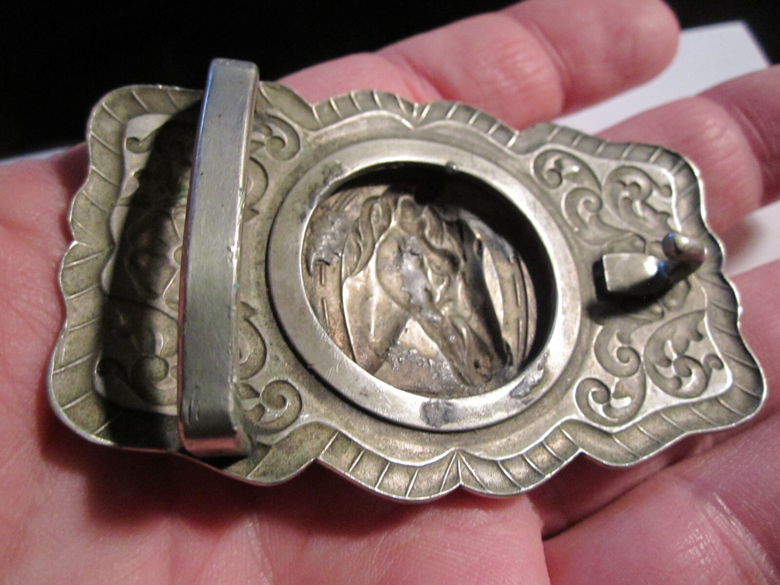VINTAGE HORSE THEME BELT BUCKLE – GW15