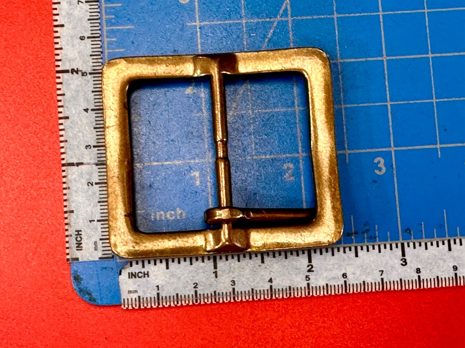 Replacement Center Bar Silver Tone Dress Belt Buckle Calvin Klein Jeans