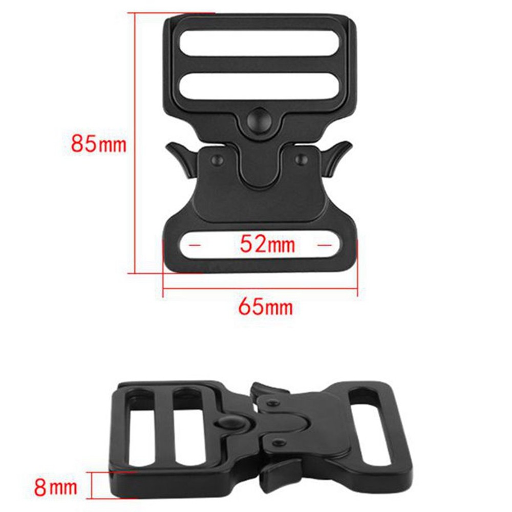 32 38mm 43 50mm Tactical Belt Buckles Metal Quick Release Military Straps Girdle