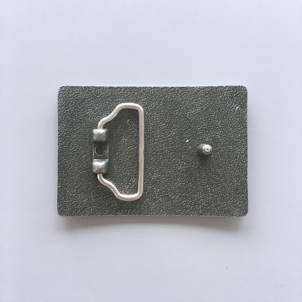 Antique Silver Rectangle Blank Belt Buckle For Engraving Drawing Also US Stock