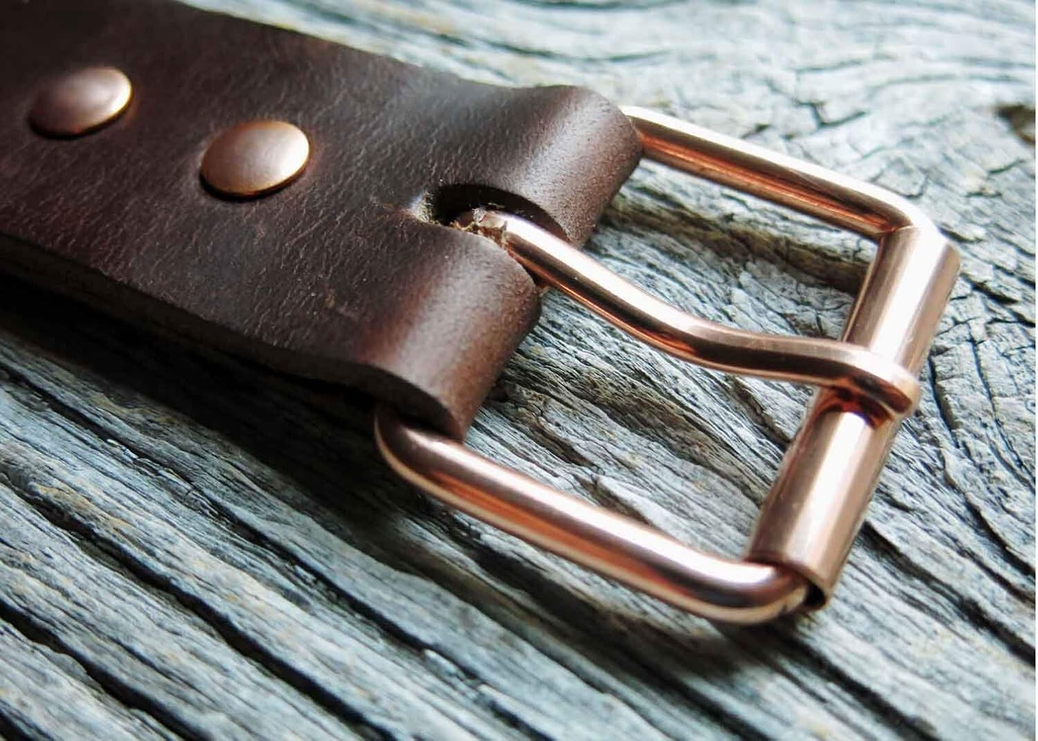 Copper Buckle – Roller Belt Buckle, Made in USA, 1¼ » 1⅜ » 1½ » 1⅝ » Inch Widths