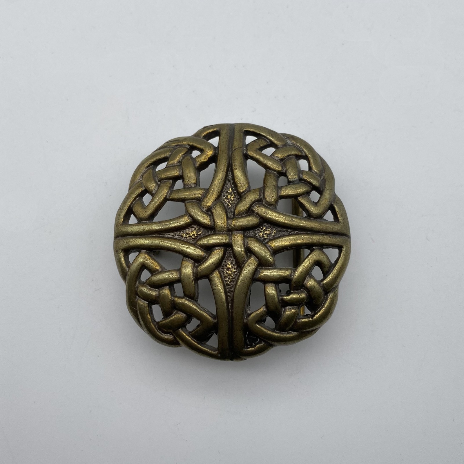Bohemian Brass Belt Buckle – Handcrafted Boho Western Style BuckleBohemian Brass