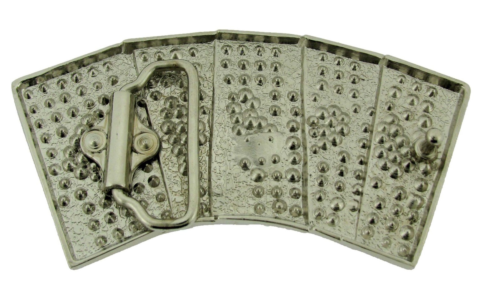 Royal Flush Blinged Iced Style Silver Rhinestone Las Vegas Poker Belt Buckle New