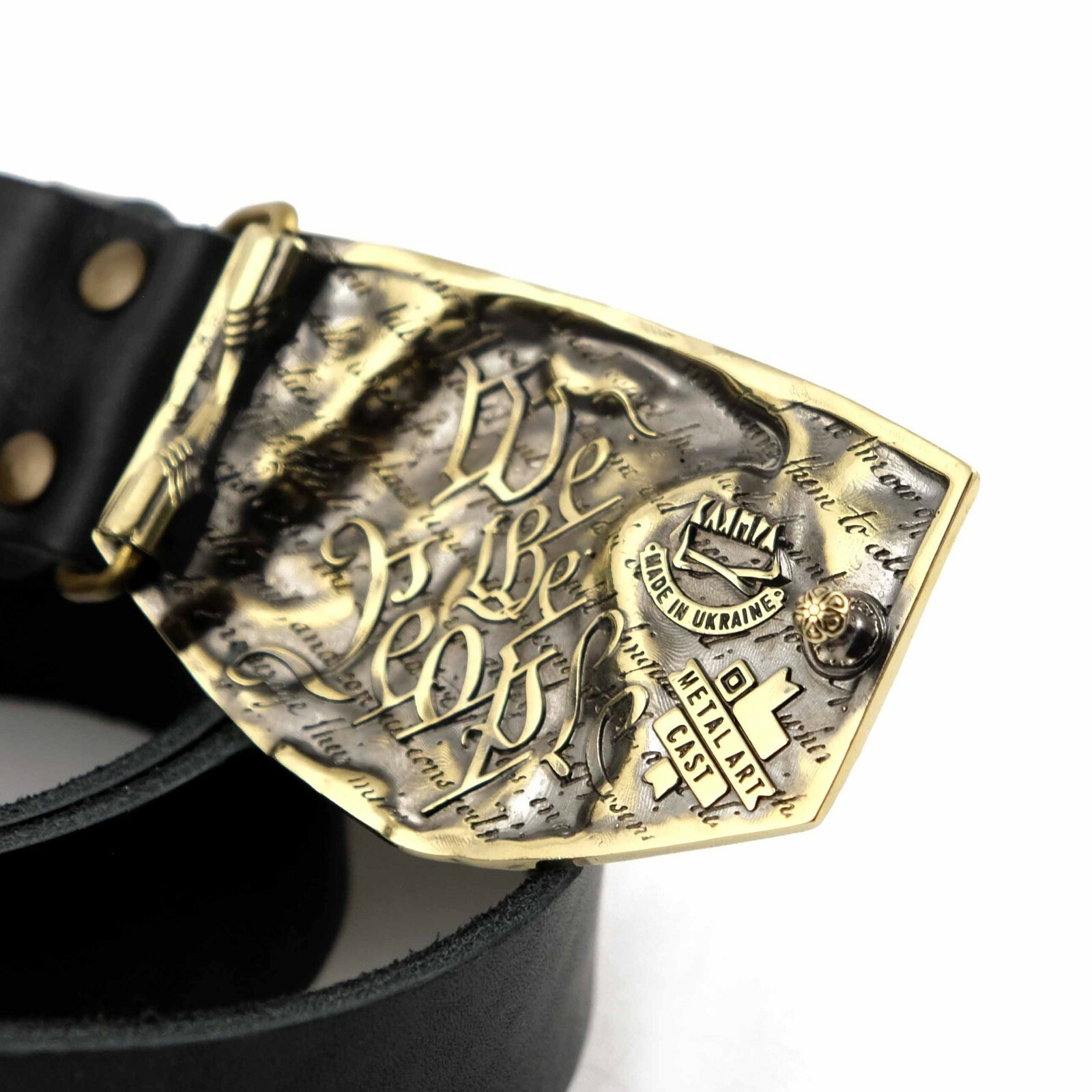 Bald eagle belt buckle, bird of prey solid brass belt buckle for men and women