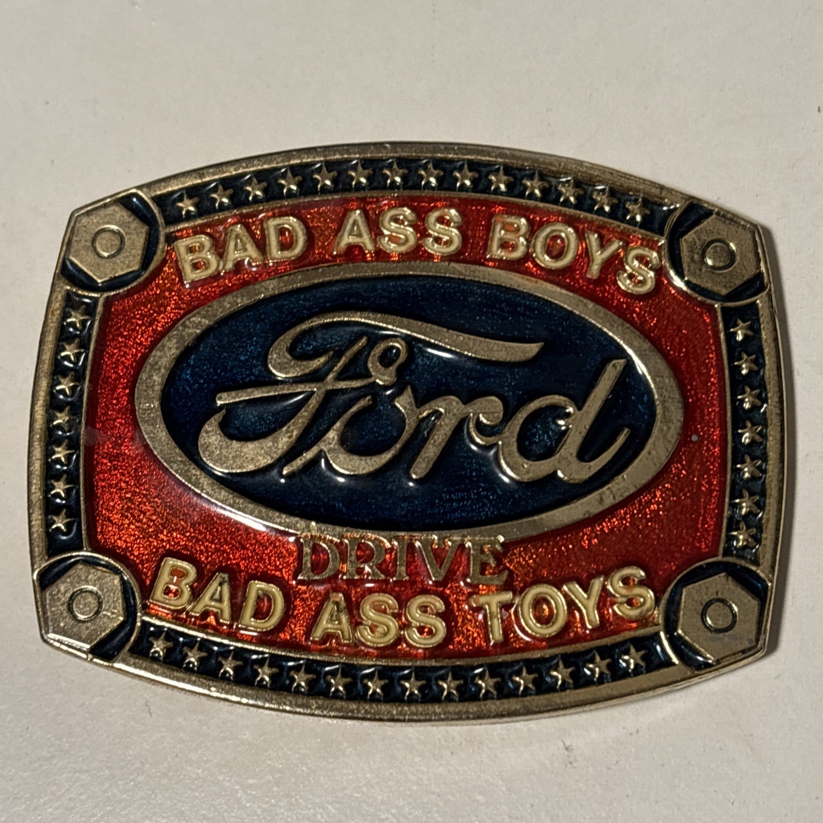 Vintage Ford trucks bad boys belt buckle for Automotive Fans Truckers Gift