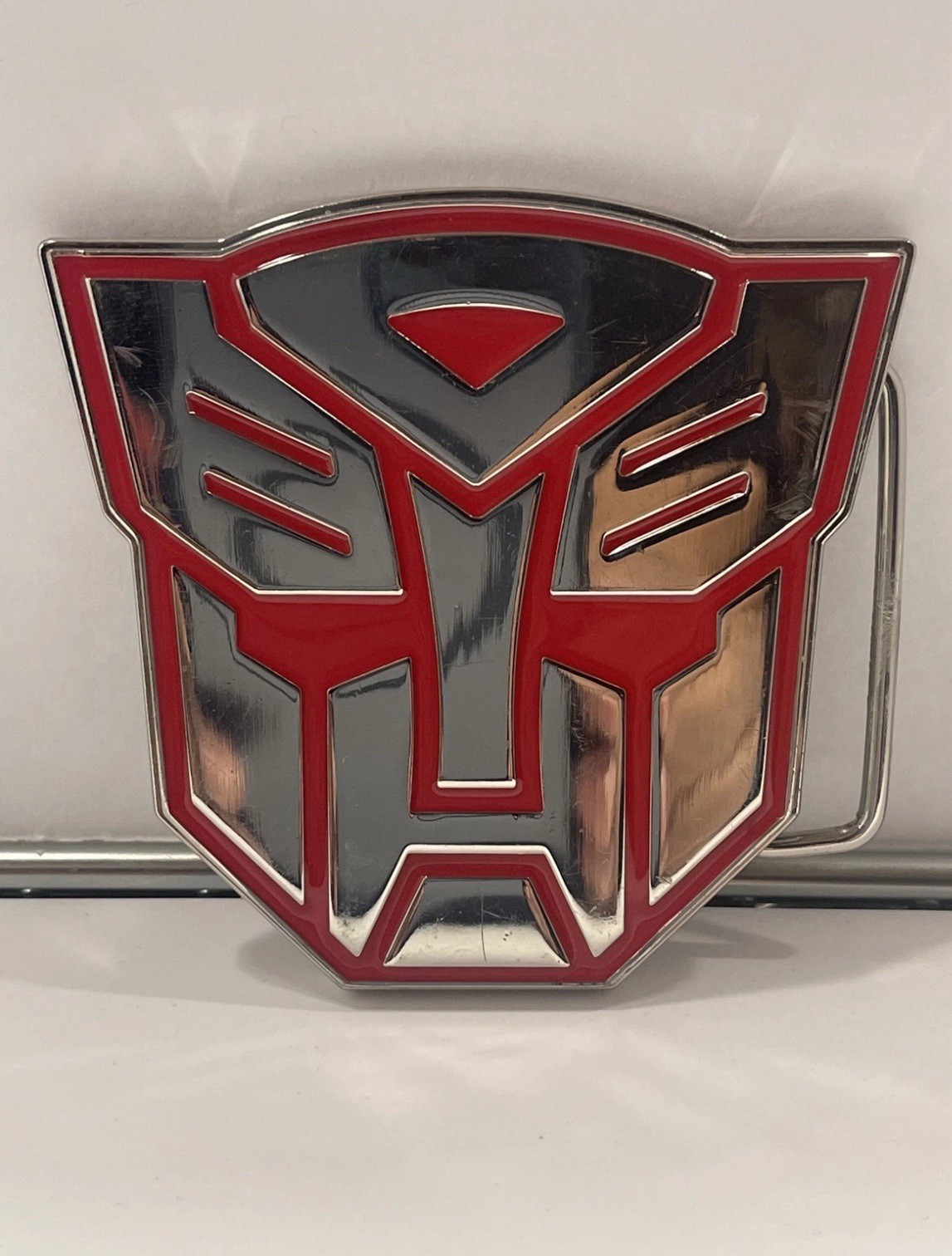 Hasbro Transformers Belt Buckles Red Metal Original Halloween Cosplay Men Women