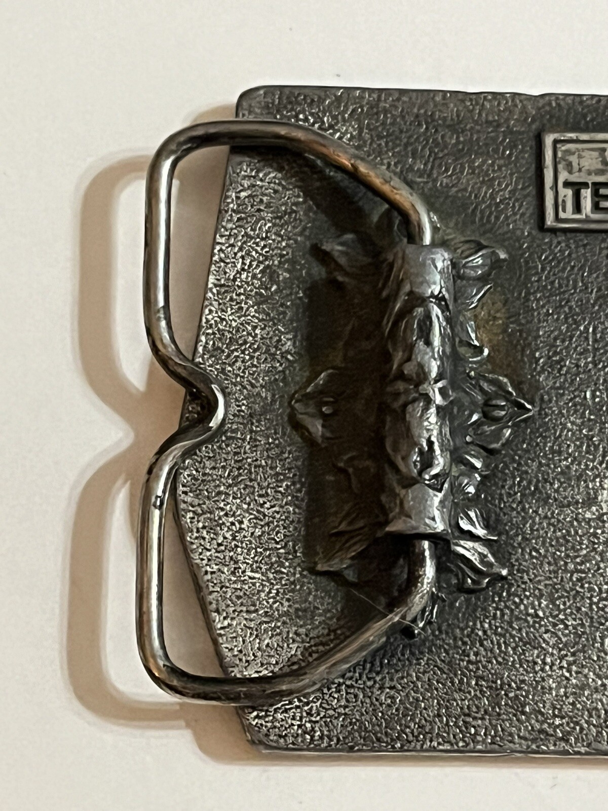 TEREX by GM Heavy Equipment Belt Buckle Silver Tone Unbranded USA 3” x 2” VTG