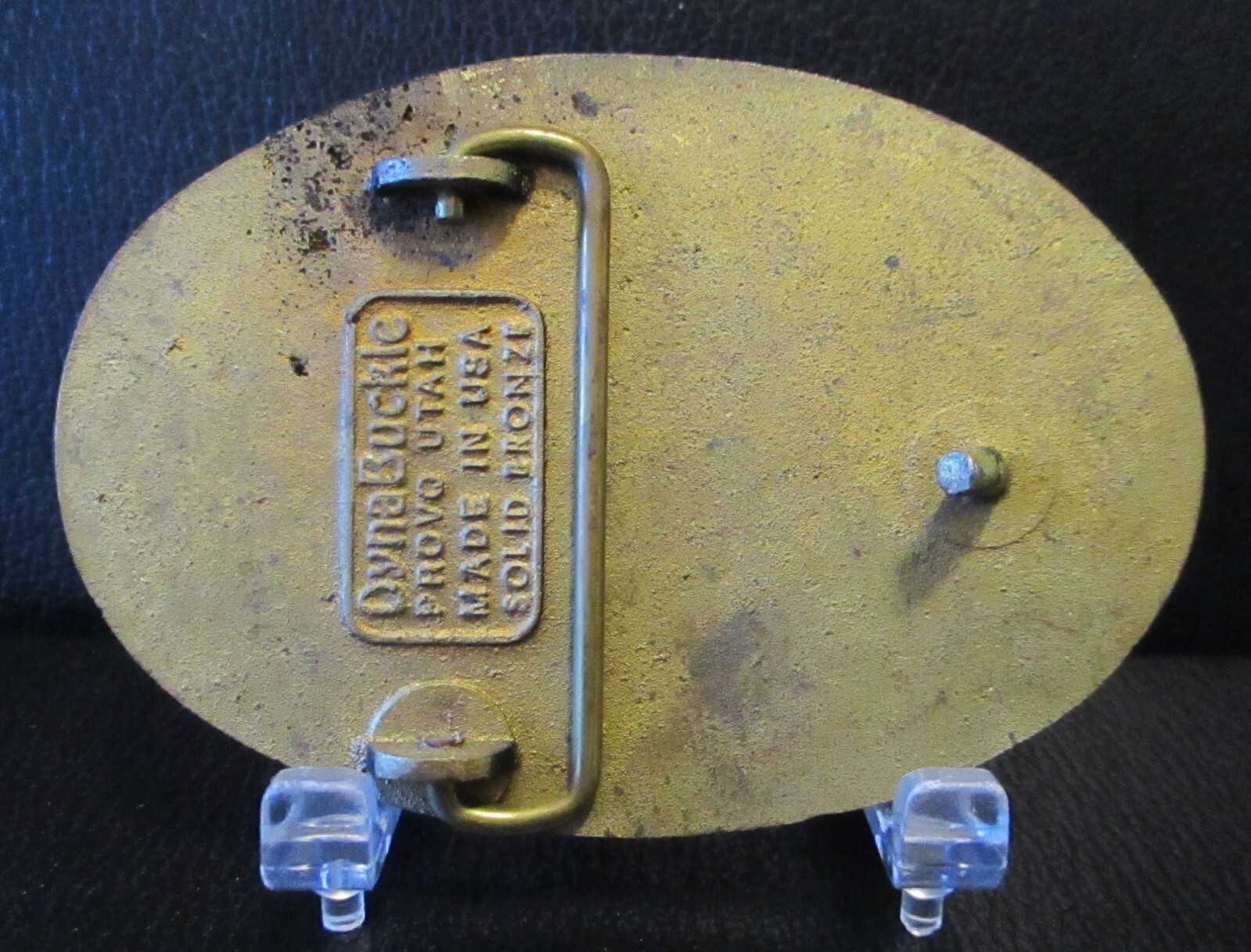Westinghouse Electric Corporation Mining&rsquo;s Muscle Solid Brass Belt Buckle Dyna