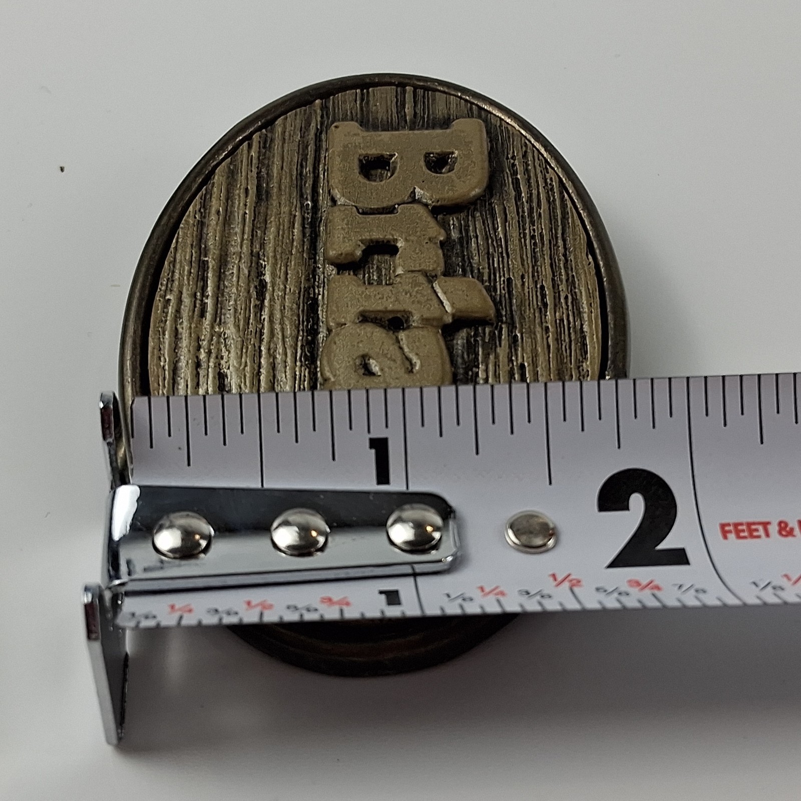 Vintage Oden ~ Brass Tone « Brian » Personalized Belt Buckle – Oval Retro Style