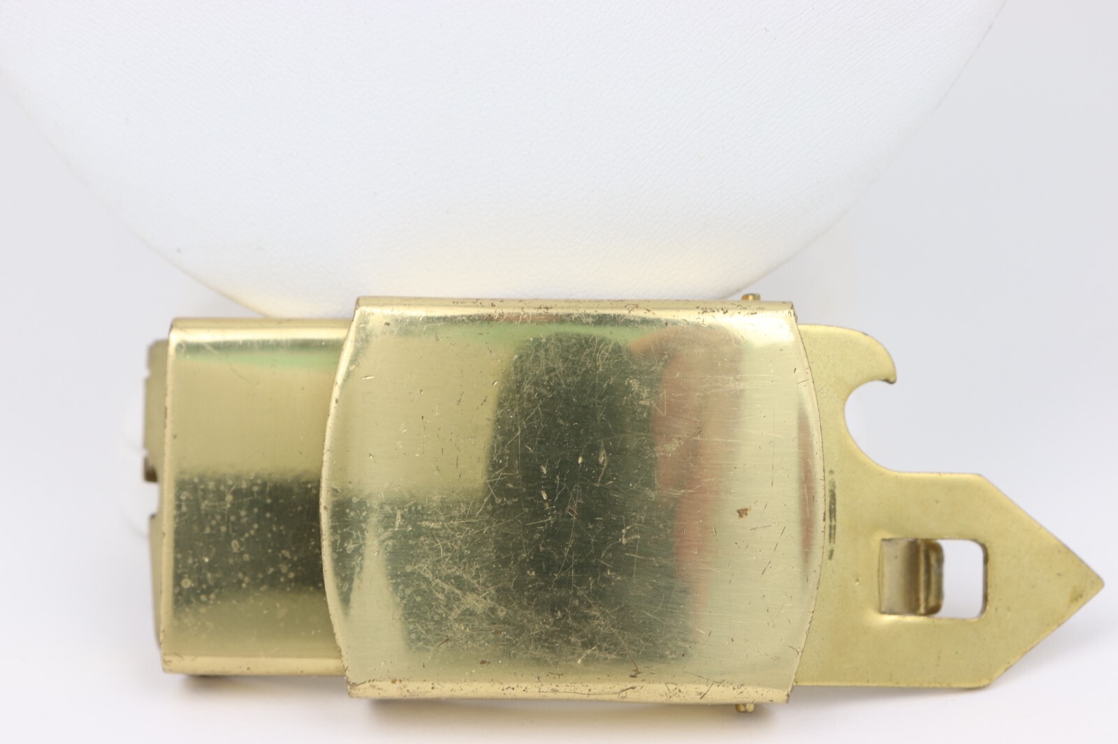 Collectible Timepiece « The Canon Buckle » Brass Belt Buckle Pat Pend California