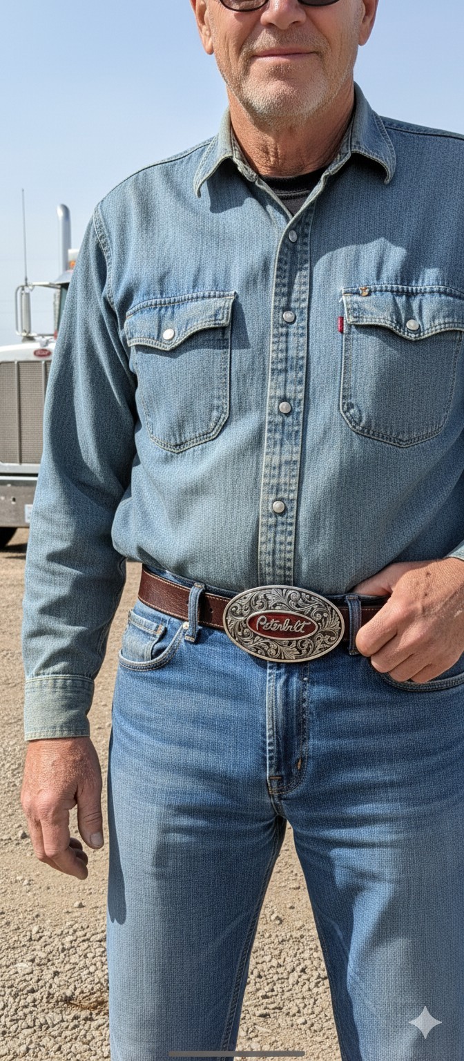 Peterbilt New design metal Belt Buckle Peterbilt motors