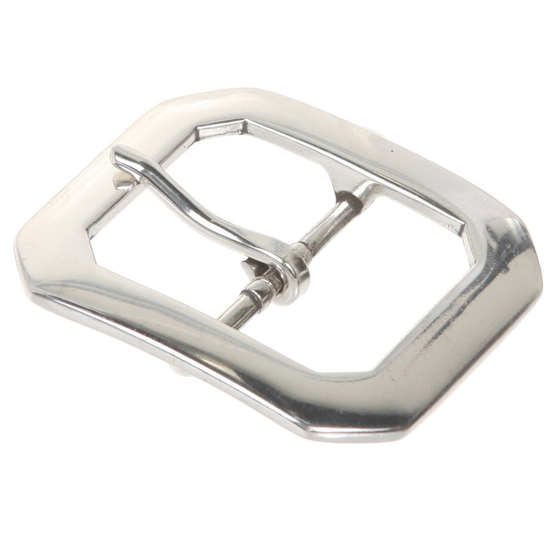 1 5/8&Prime; (40 mm) Single Prong Octagon Rectangular Belt Buckle