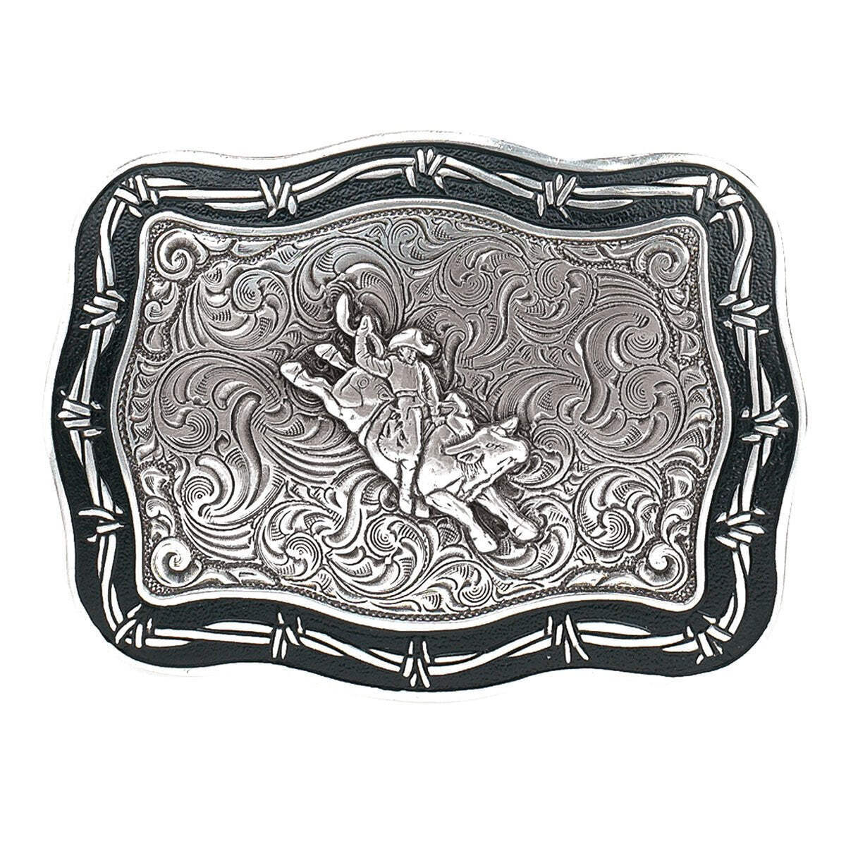 Crumrine Men&rsquo;s Vintage Bull Rider Barbwire Buckle 38028