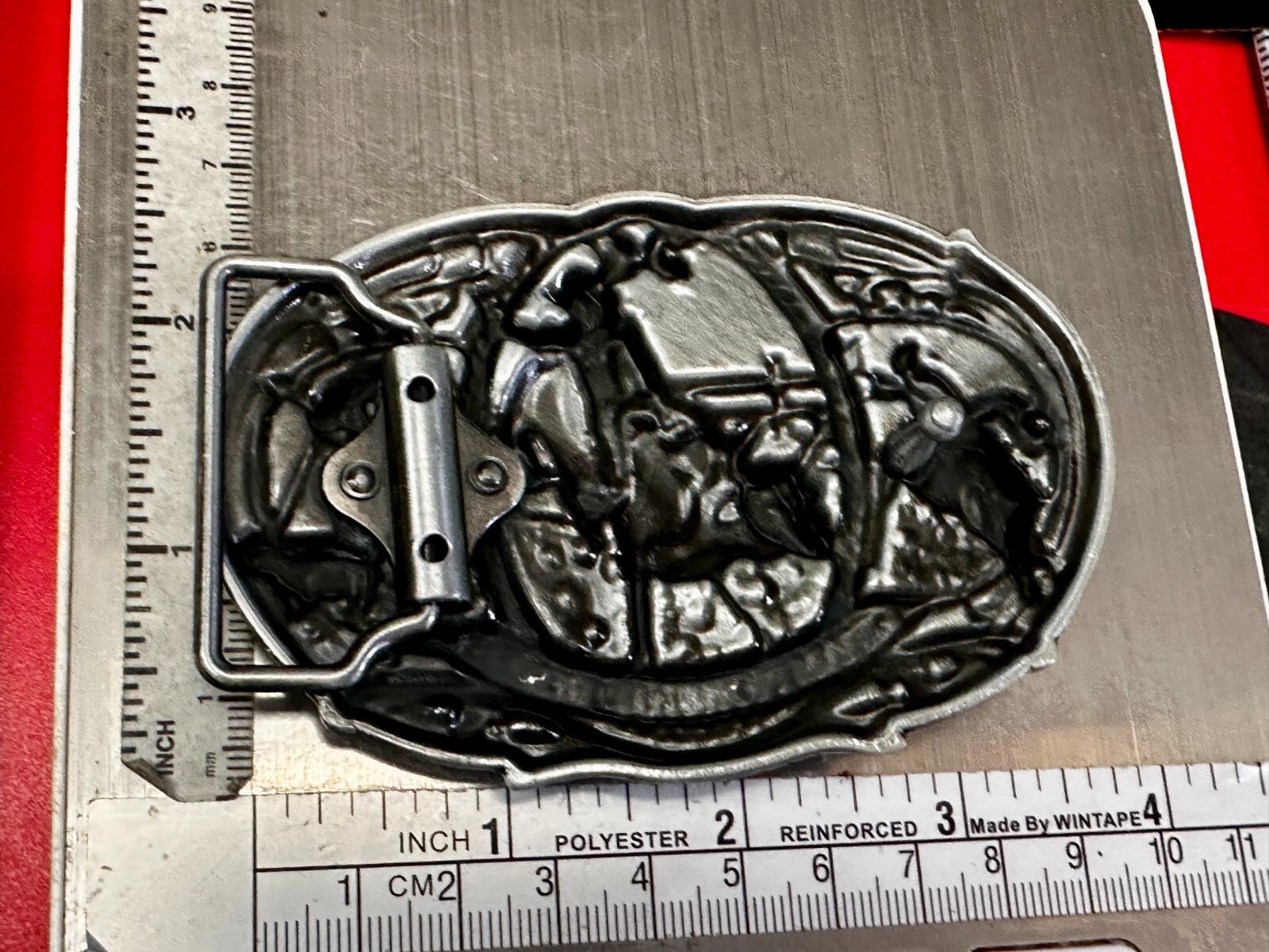 Championship Rodeo Bull Riding Rider Champion Trophy Award Cowboy Belt Buckle