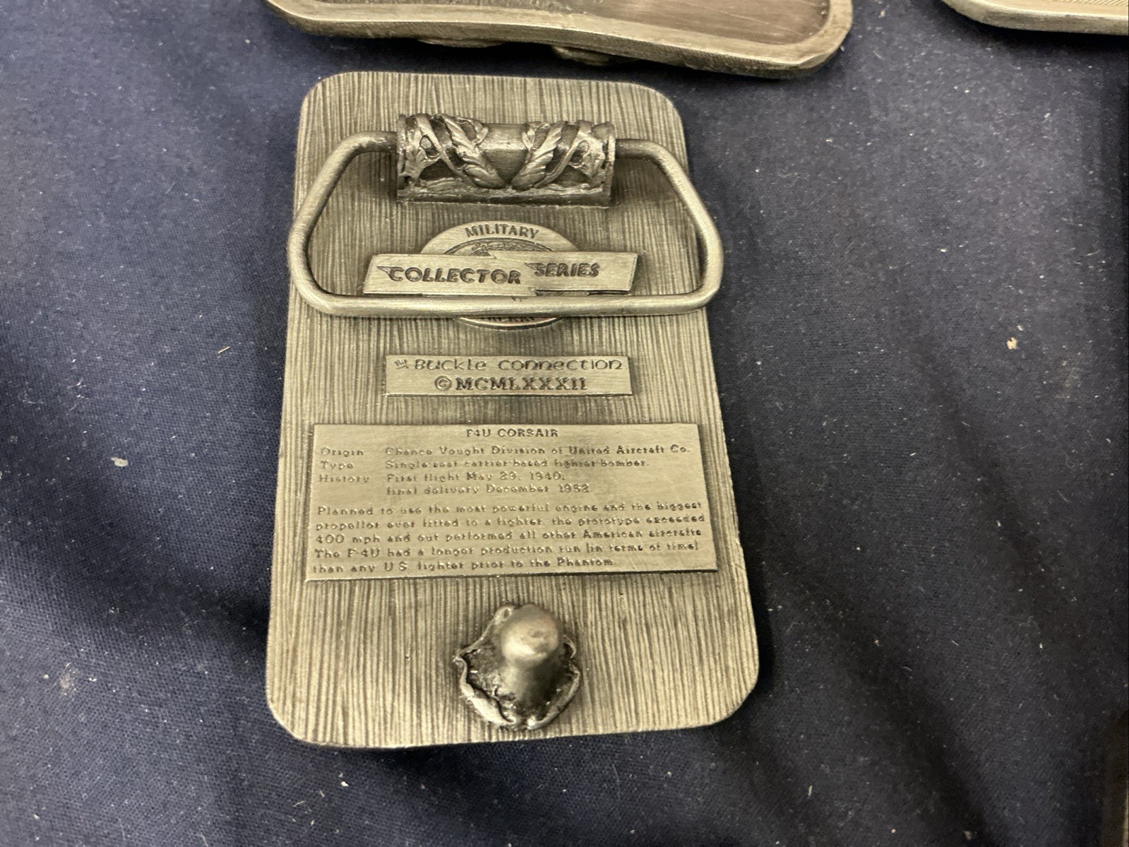 Vintage Buckle Connection Belt Buckles Military Aircraft Lot Of 6 WW2 Planes