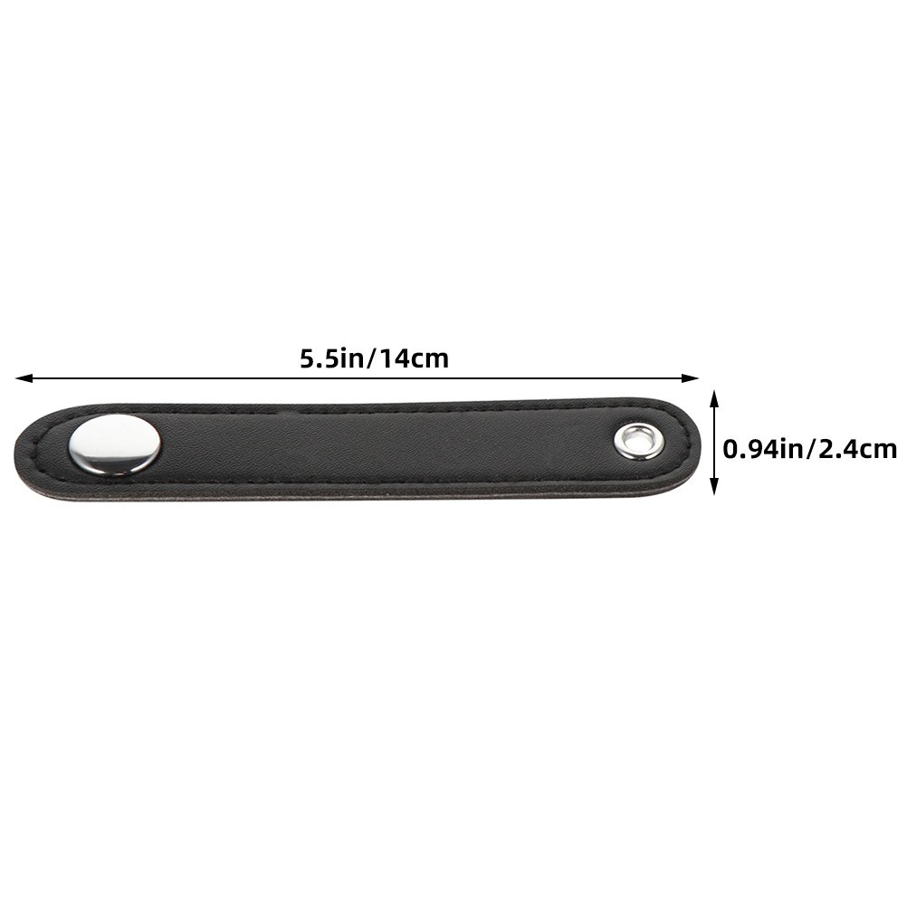 2Pcs Black Universal Accordion Bellows Buckle Straps Durable Instrument Fittings