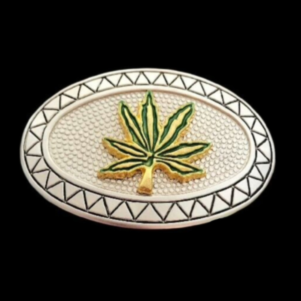 Marijuana Leaf Legalize Pot Weed Hippie Belt Buckle Boucle de Ceinture