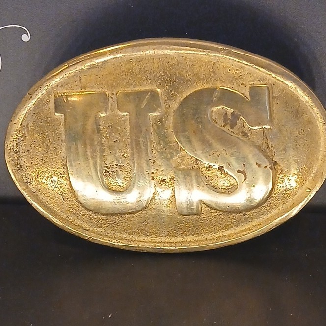 Lot of 2 Oval Western Belt Buckles Denver Rustlers Colorado Flag & US
