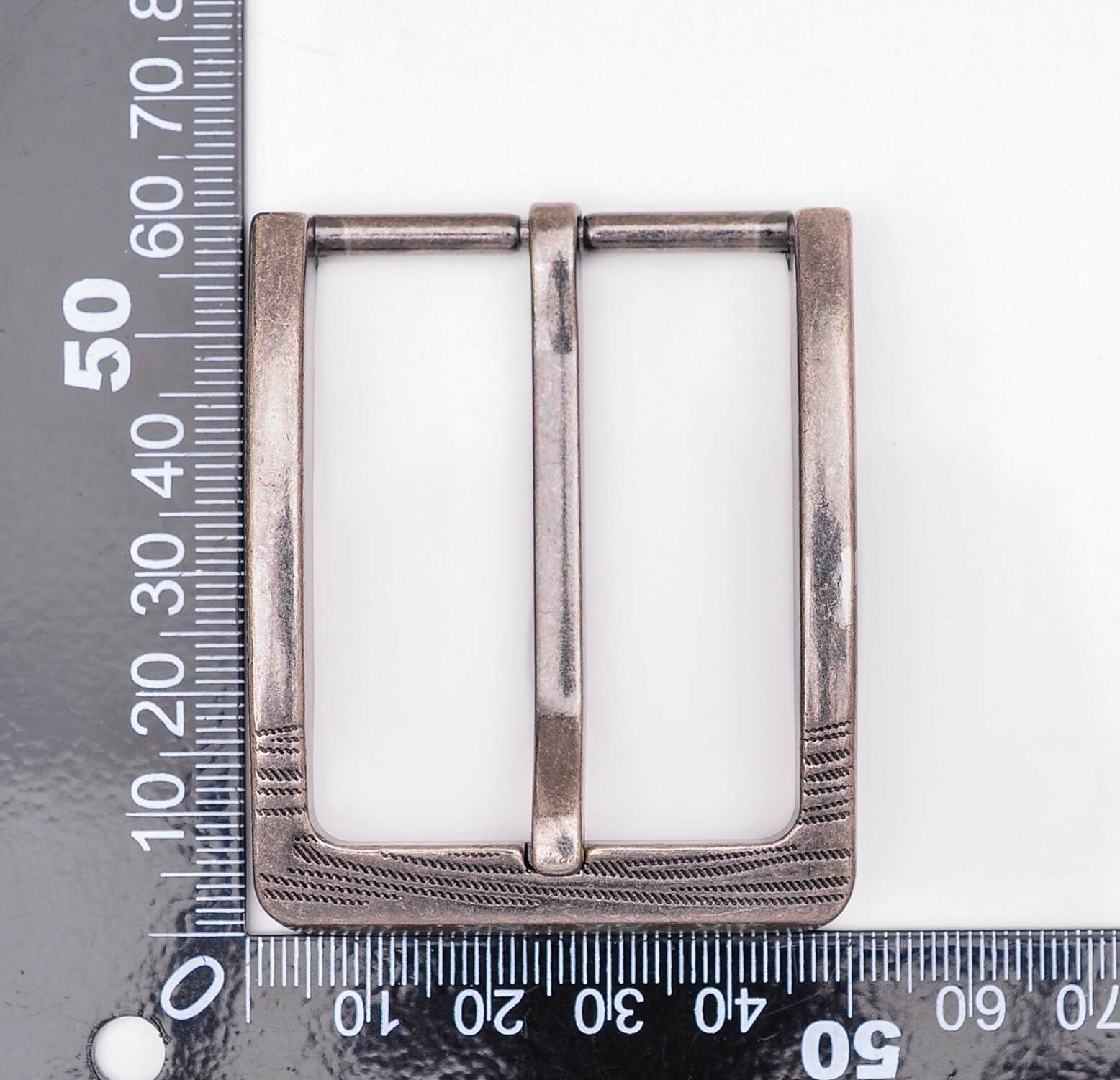 1-1/2&Prime; (40 mm) Nickel Free Single Prong Rectangular mens Belt Buckle Replacement