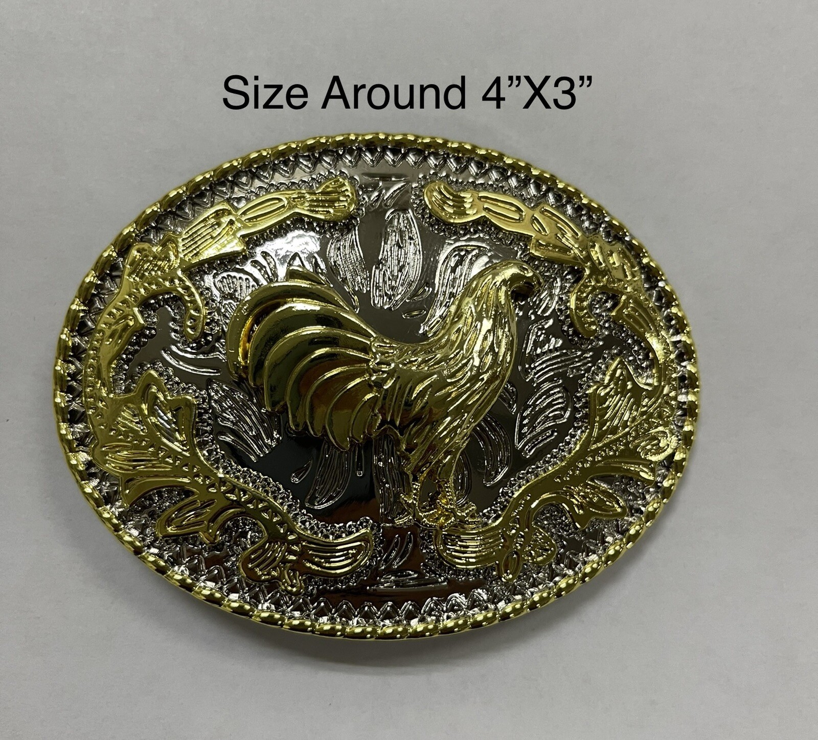 ROOSTER BELT BUCKLE WESTERN RODEO FASHION ANIMAL HORSE Hebillas Vaqueras