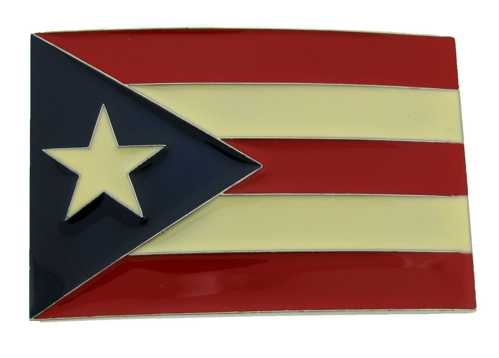 Puerto Rico Usa Flag Bandera puertorriquena Puertorriqueno San Juan Belt Buckles